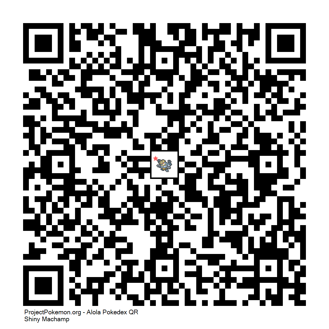 Cdigo QR de Machamp variocolor